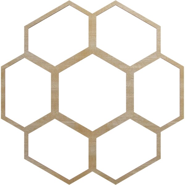 Ekena Millwork Florin Wood Fretwork Pierced Ceiling Medallion, Birch, 26"OD x 11 1/8"ID x 1/4"T CMWP26X26X0250FOBI - main